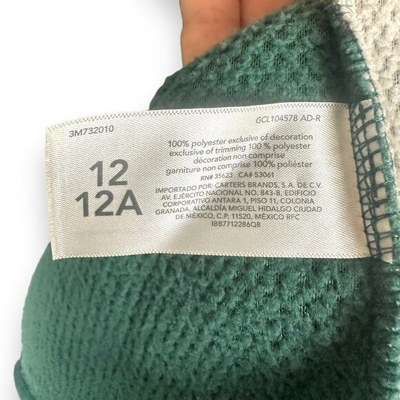 Boys Carters zip up sweater jacket size 12 - Picture 5 of 5